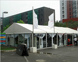 Aluminum auto show outdoor tent solution