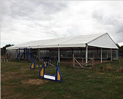 Industry tent of 15m x 23m equipment