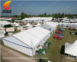 Temporary tents & the Red Cow Food Festival