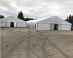 Warehouse tent for industrial use