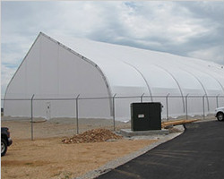 Custom warehouse tent of 30m width