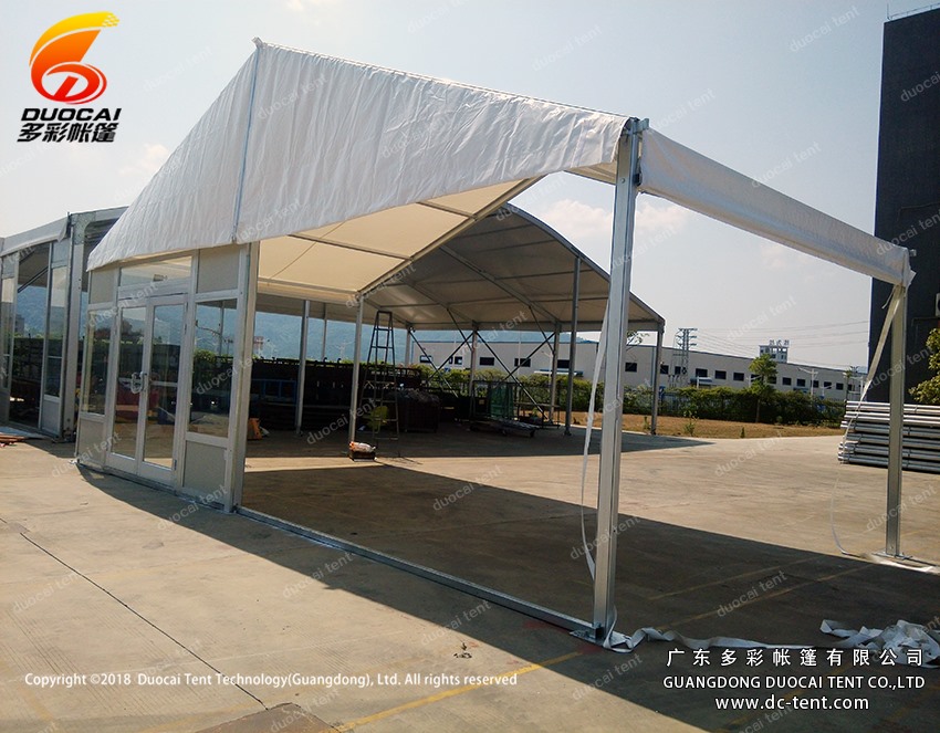 Gazebo wedding tent with glass door from Chinese manufactory