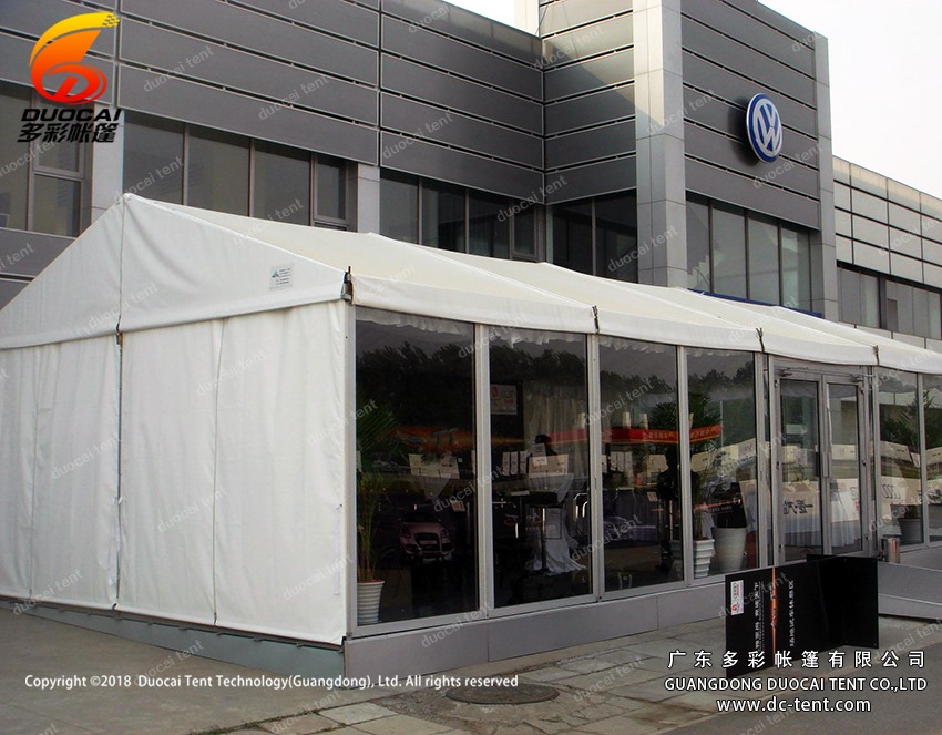 Luxury party tent with glass wallls made in China