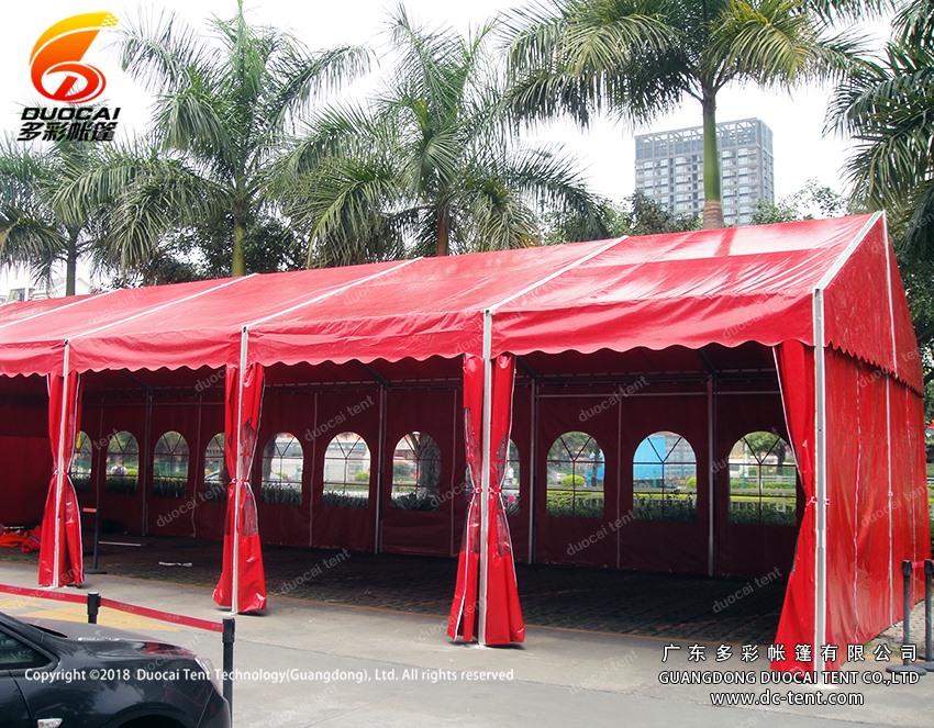 Removable tent with clear windows sidewalls from Chinese supplier