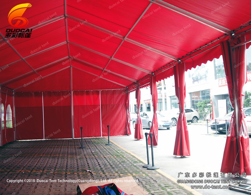 Removable tent with clear windows sidewalls from Chinese supplier