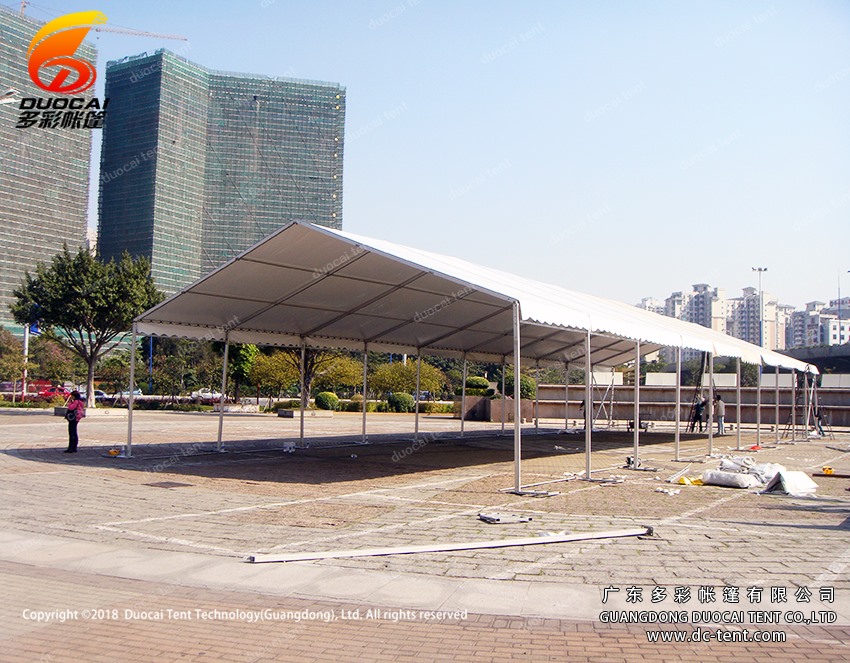 10x30M celebration PVC tent with side walls for furniture plaza