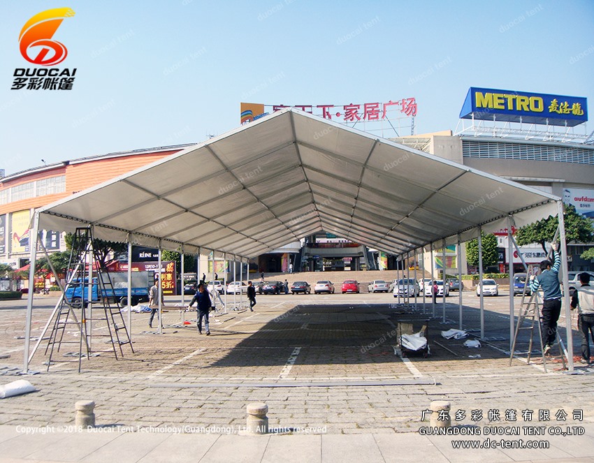 10x30M celebration PVC tent with side walls for furniture plaza