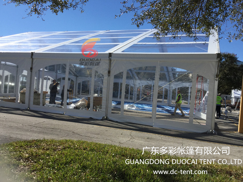 Transparent party tent