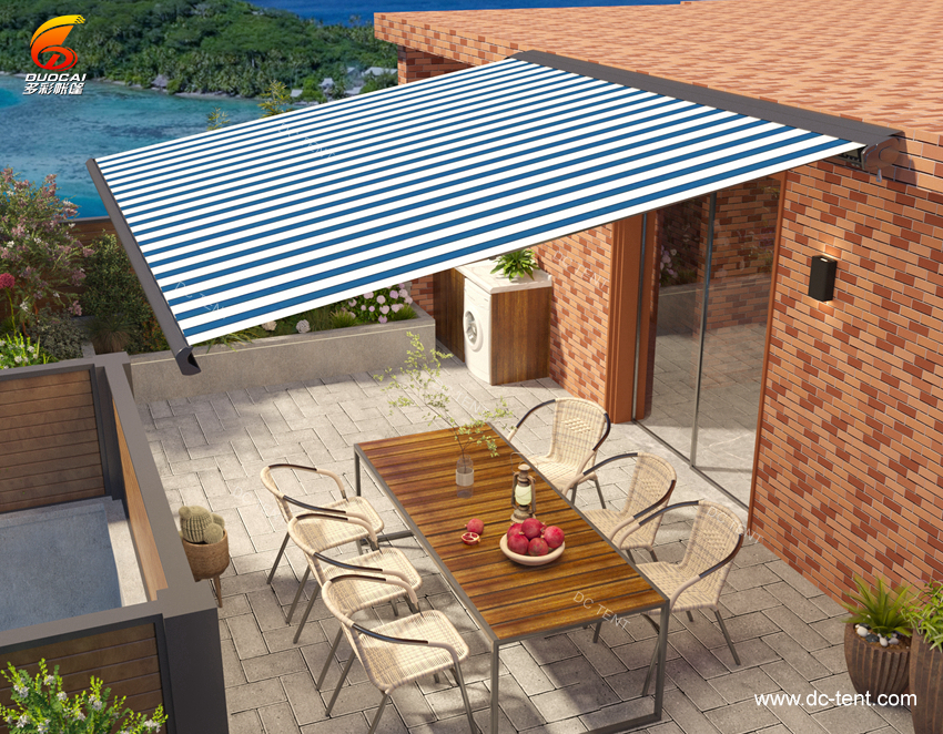 Acrylic Awnings Outdoor Garden Full Cassette Awning