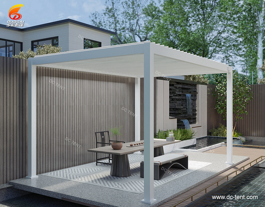 Sunshade and Heat Louvered Pergolas