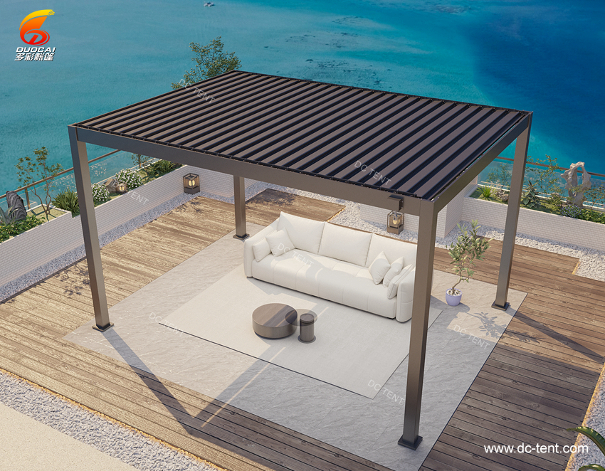 uvered Pergolas with Ventilation and breathability