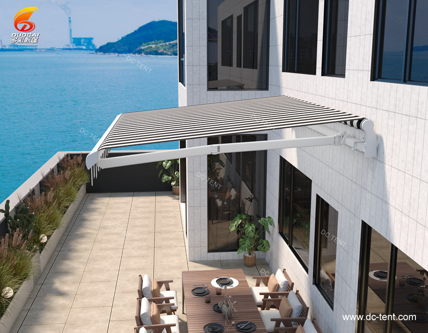 Outdoor waterproof automatic telescopic Awnings