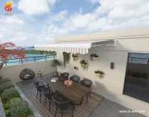 Modern electric remote control retractable Awnings