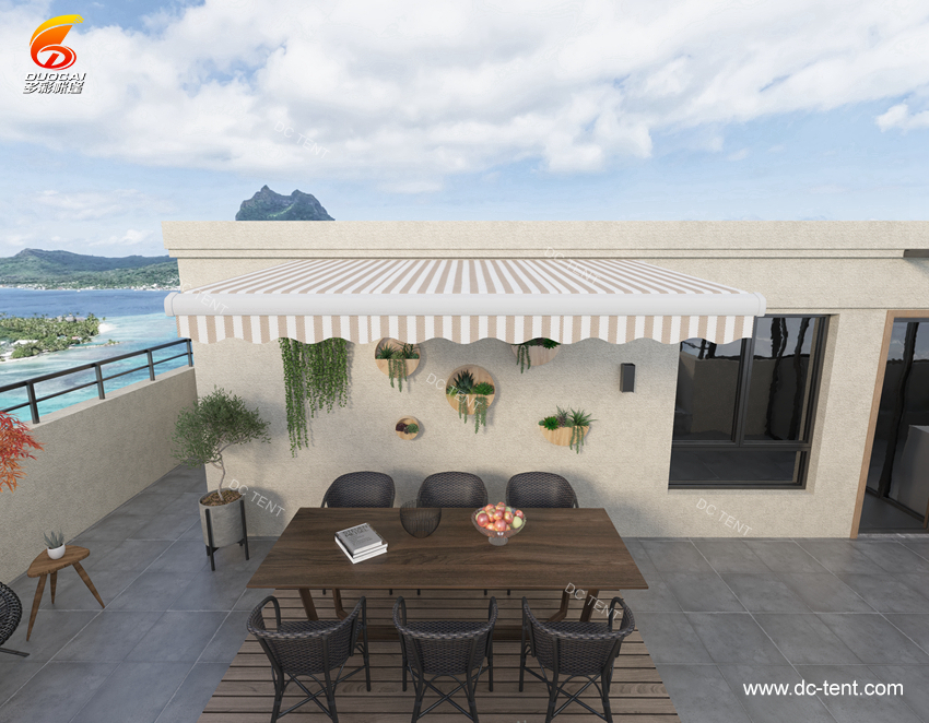 Modern electric remote control retractable Awnings