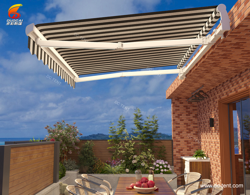 Outdoor modern electric roof aluminum Awnings