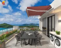 Outdoor waterproof automatic telescopic  Awning