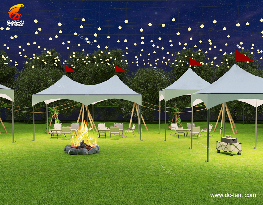 Outdoor waterproof aluminum party pagoda marquee tent  customized colors and sizes