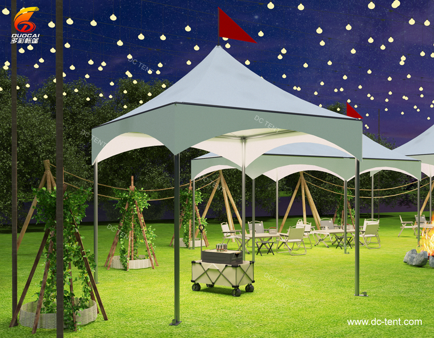 Portable and easy to install outdoor party pagoda tent