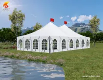 Waterproof and windproof aluminum large pole tent