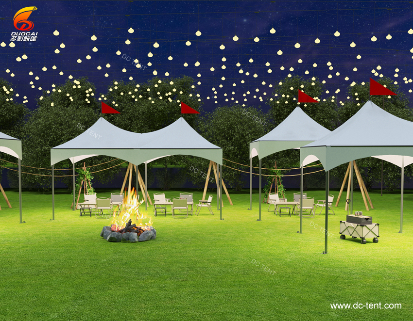 Garden Brand Activity Double Peak Star Large Capacity Canopy Tent