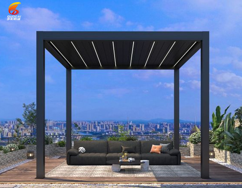 Aluminum Alloy Sunshade Pergola Electric Pergola Roof Pergola Shade