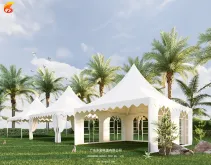 Custom Outdoor Event Tent Pagoda Tent With Aluminum Frame Waterproof Wedding Party