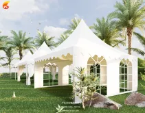 Custom Outdoor Event Tent Pagoda Tent With Aluminum Frame Waterproof Wedding Party