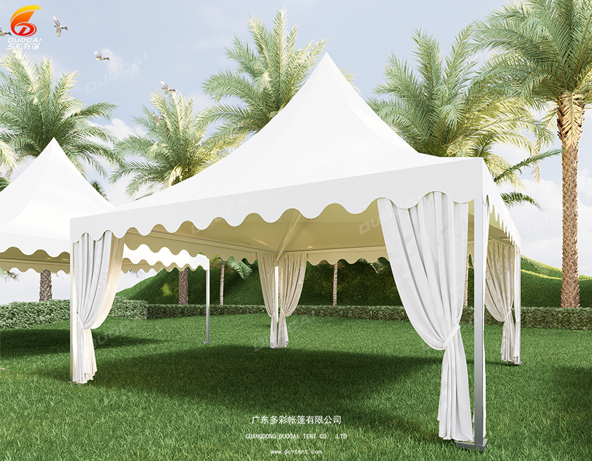 Custom Outdoor Event Tent Pagoda Tent With Aluminum Frame Waterproof Wedding Party