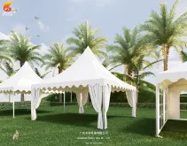 Custom Outdoor Event Tent Pagoda Tent With Aluminum Frame Waterproof Wedding Party