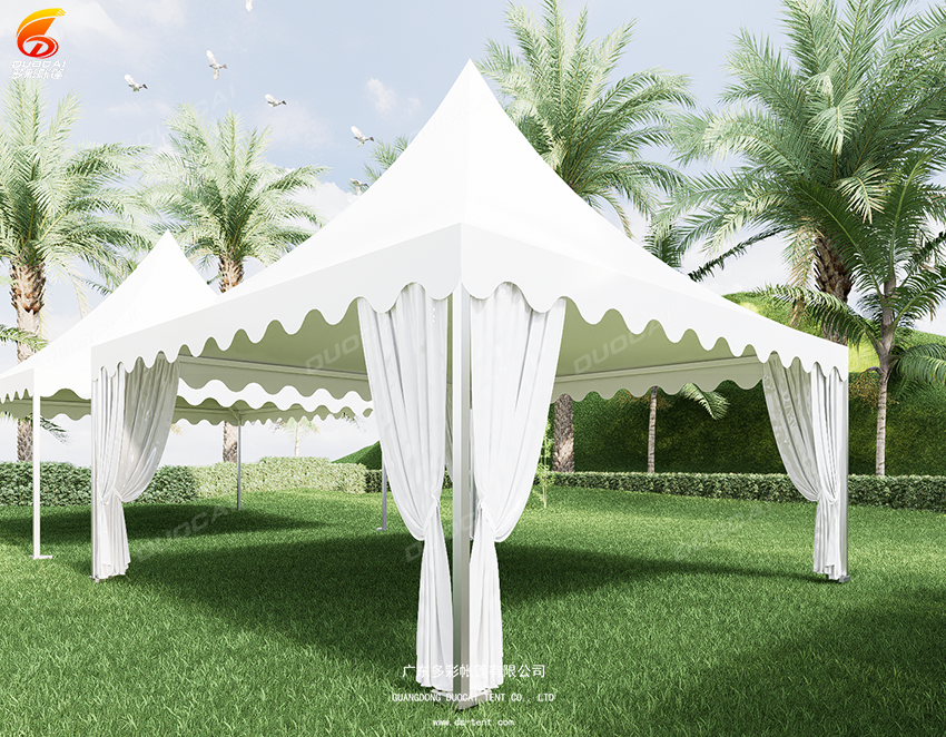 Custom Outdoor Event Tent Pagoda Tent With Aluminum Frame Waterproof Wedding Party
