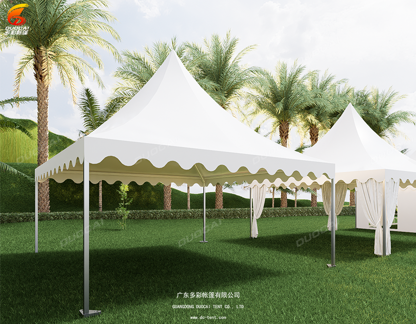 Custom Outdoor Event Tent Pagoda Tent With Aluminum Frame Waterproof Wedding Party