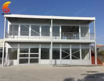 High Quality Aluminum Structure Glass Doors and Windows Double Decker Tent