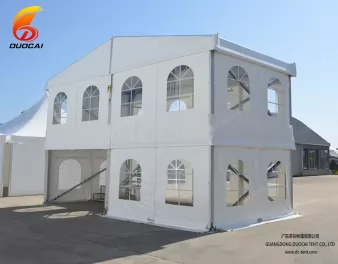 More Effective Utilization of Site Space - Double Decker Tent