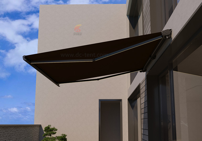 Sunshade treasure for seaside holiday homes: heavy-duty full cassete retractable awnings