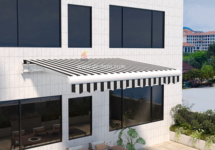 DC-TENT Smart Wind and Rain Sensing retractable awning-Technology enables a new experience of outdoor shading