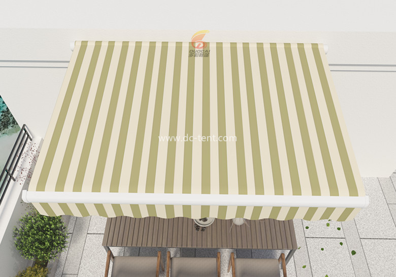 New scheme for balcony space utilization: Installation and use of DC-TENT retractable awning