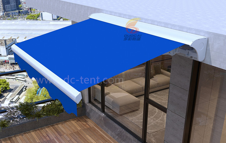 DC-TENT retractable awning: LED light strips add romance to the outdoors
