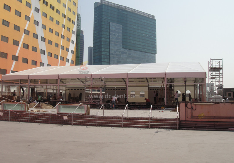 The shining application of mixed church tents in overseas high-end events