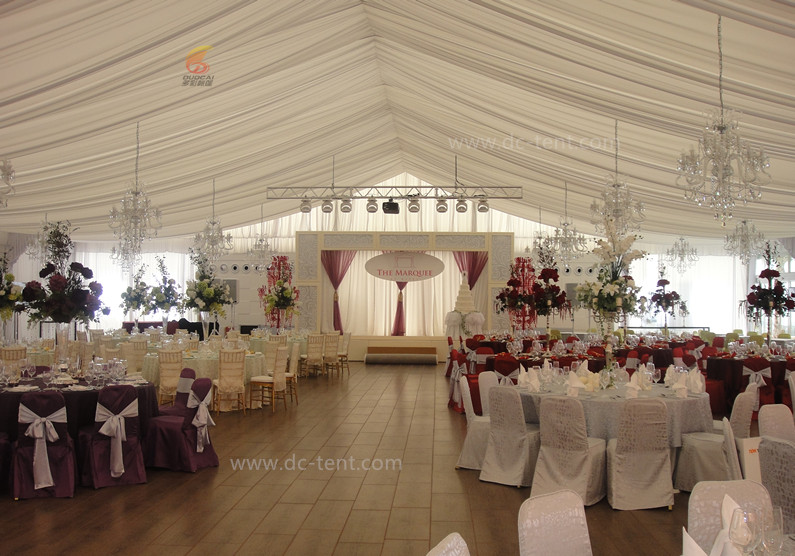 Mixed wedding party event tents: adding a different charm to celebrations