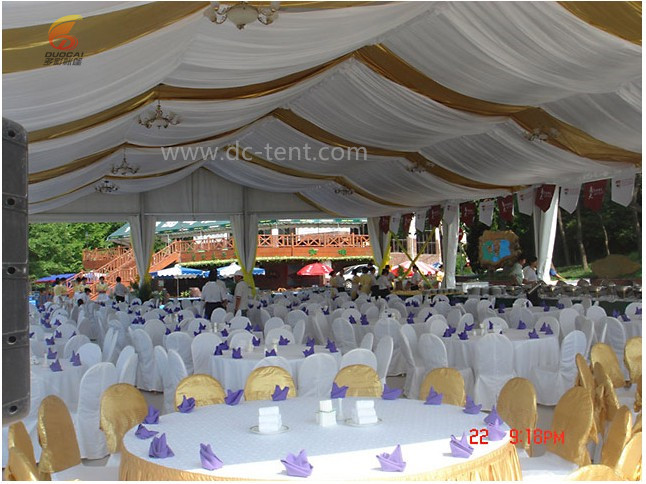 Practical methods for wedding tent maintenance
