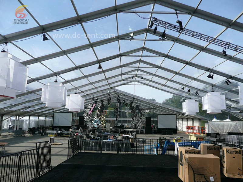Wide application of Hybrid big tents in domestic and foreign activities