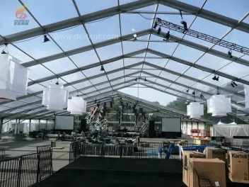 Wide application of Hybrid big tents in domestic and foreign activities