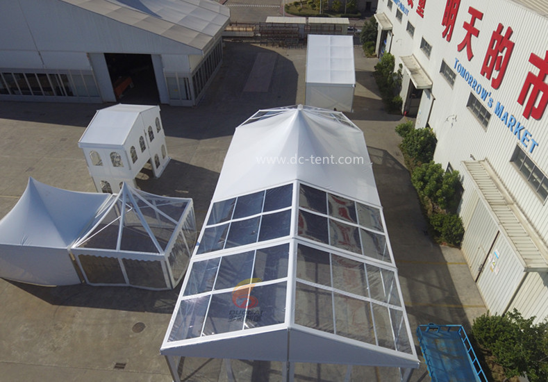 The reason why overseas events love Mixed transparent tents