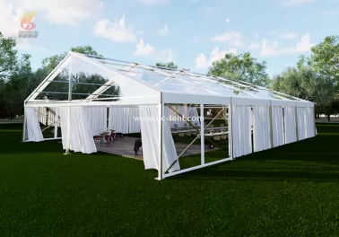 Analysis of the unique design elements of transparent party tents
