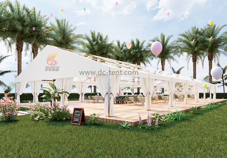 Inspiration for transparent party tents for dreamy weddings