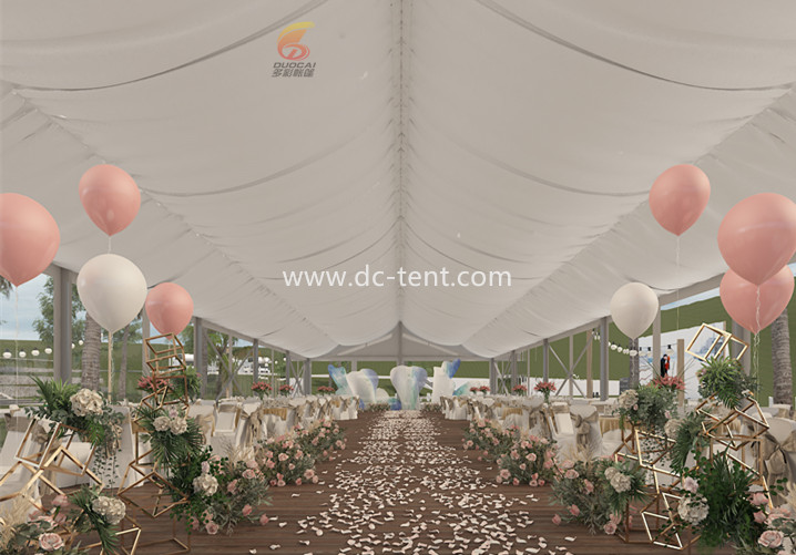 DIY transparent party tent decoration: create a unique style