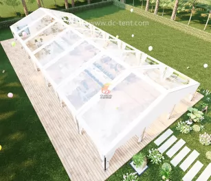 Application of environmentally friendly materials in transparent party tents
