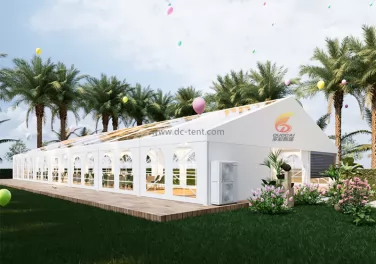 Fun ways to play with transparent tents for children's theme parties