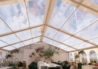Cleaning and maintenance guide for transparent party tents