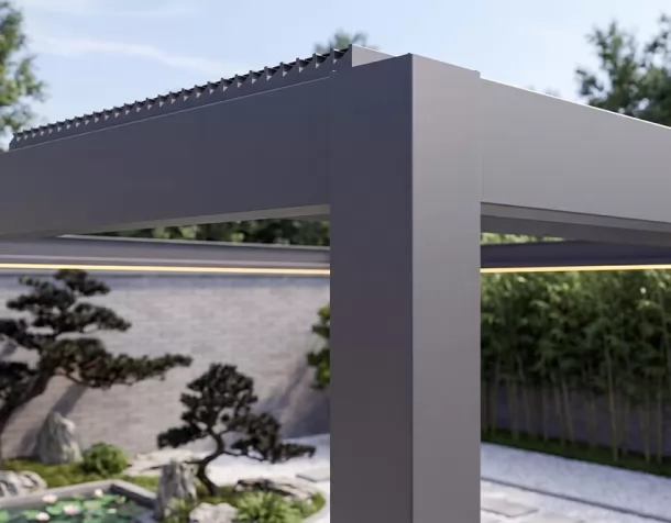 Aluminum Alloy Sunshade Pergola Electric Pergola Roof Pergola Shade